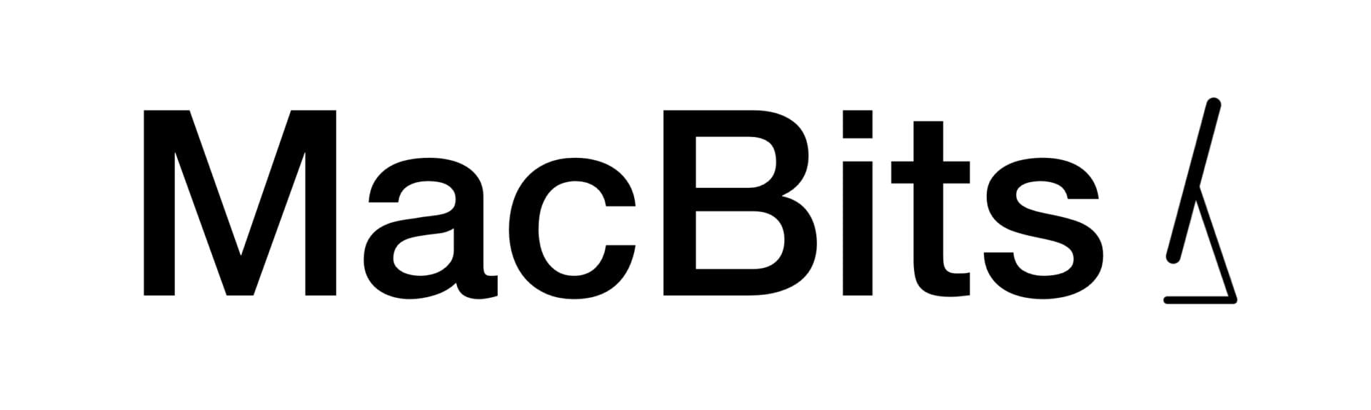 MacBits Logo White background